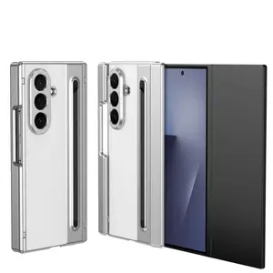 Compatible with Z TriFold with stylus three-fold full hinge cover phone case-HN3902