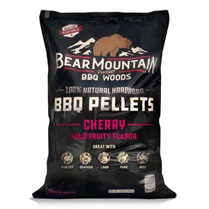 Bear Mountain BBQ Premium All-Natural Hardwood Cherry BBQ Smoker Pellets, 20 lbs