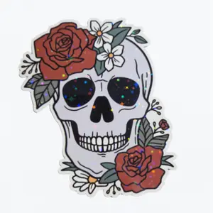 Skull & Roses Sticker
