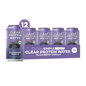 Clear Protein Water: Blackberry Vanilla (12 Oz. | 12 Pack)