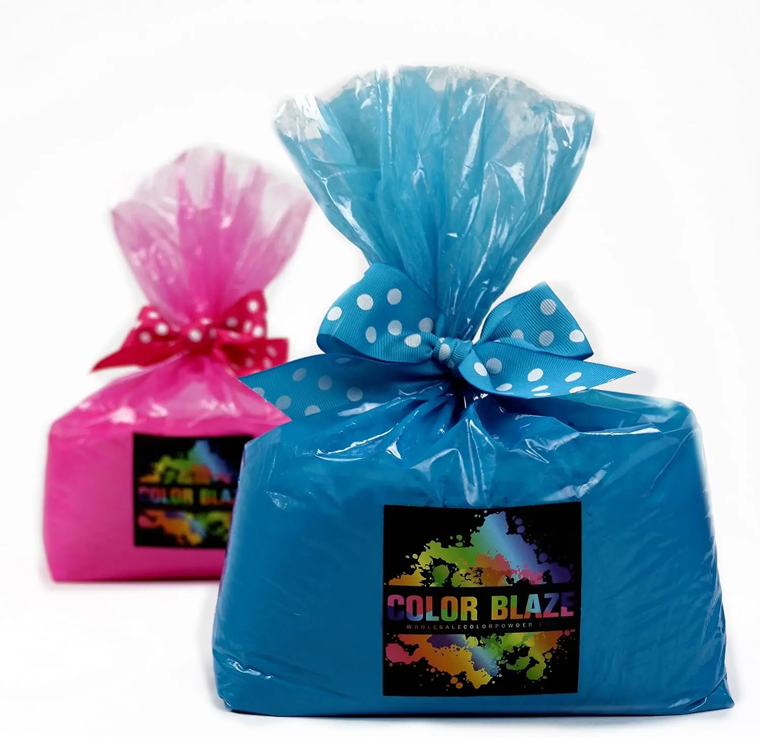 Color Blaze - 5lb Gender Reveal Holi Color Powder (1 - 5lb Bag) Pink or Blue