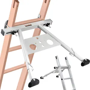 【Summervibes】VEVOR Ladder Stabilizer,  Adjustable Feet Extension Ladder Standoff, Heavy Duty Wall Ladder Accessories for Roof Gutter, Easy to Use & Wide Adaptability & Anti-slip Rubber Feet, 330 lbs Weight Rating