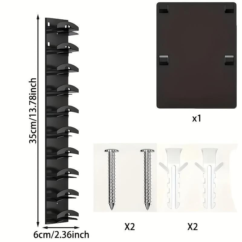 Hat Hook for Wall 2 Pack Hat Organizer Holds Up to 20 Hats with Strong Adhesive and Screws Cap Holder for Closet Door and Bedroom - Decor Key Hook Wall Mounted Shelf
