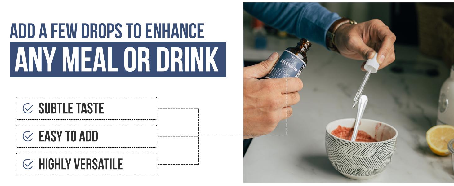 Selenium Liquid Concentrate | 200 mcg Selenomethionine 300 Servings Supports Antioxidant Protection, Immunity & Thyroid – 2 oz Healthcare Fitness