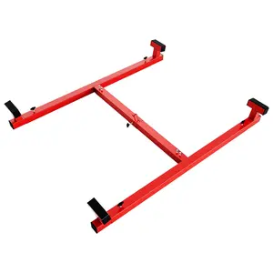 Garvee Adjustable Universal Truck Bed Lifter Box Lift for Lift Pickup Beds Powder Coated Heavy Duty Steel  Lift for Pickups Trucks, 800 LBS Capacity, Coral Red