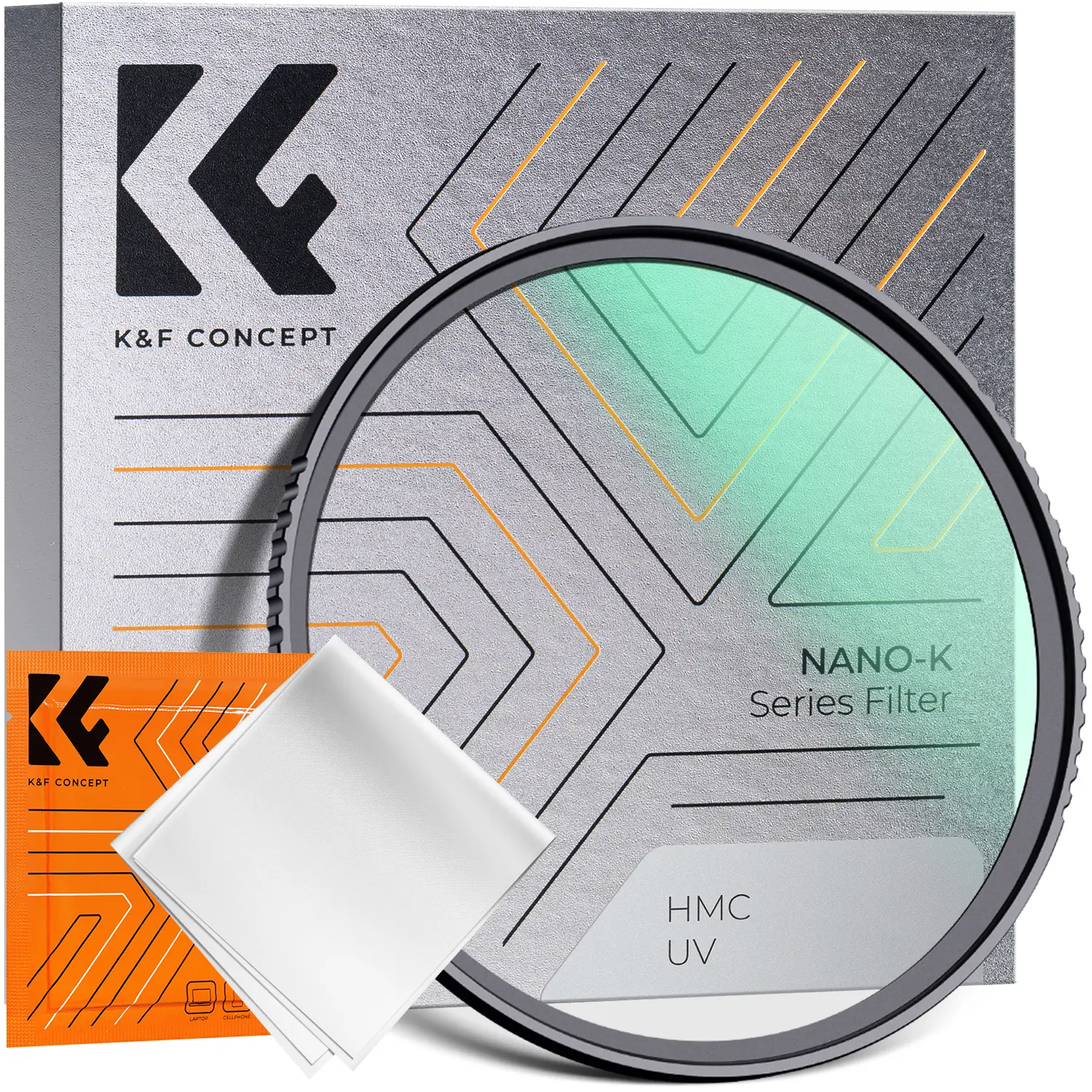 【DealsForYouDays】[K&F CONCEPT] MCUV Lens Protection Filter 18 Multi-Coated Camera Lens UV Filter Ultra Slim with Cleaning Cloth (K-Series)