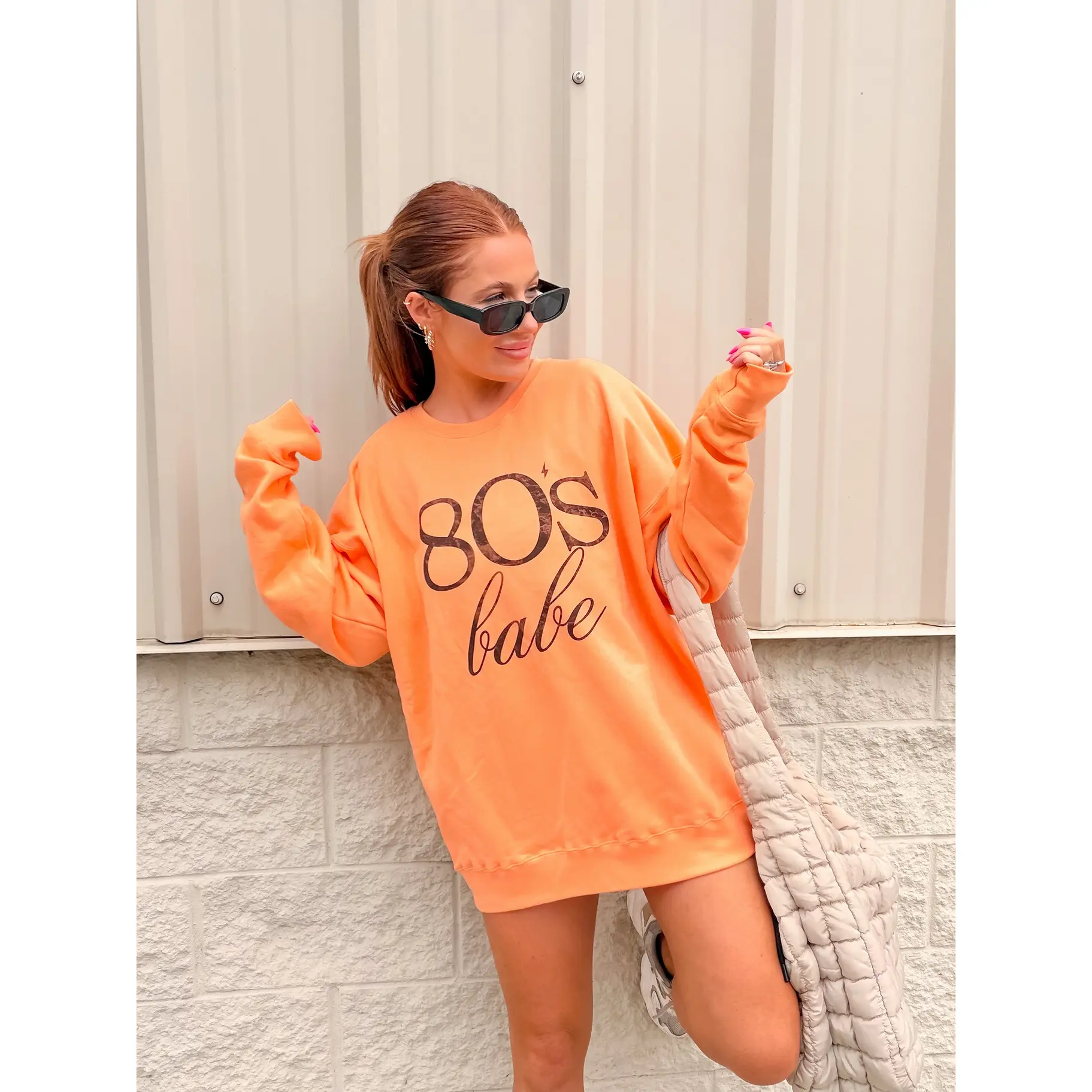 80's Babe Graphic Pullover 80's Babe Graphic Pullover