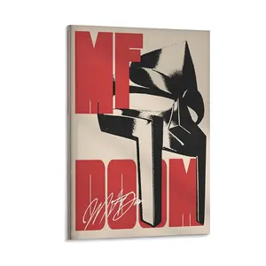 MF DOOM - Retro Poster, Home Decor, wall art