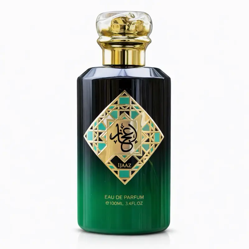 ABYAT IJAAZ EAU DE PARFUM 3.4 FLOZ Men's Fresh Scent with Apple Lemon & Vanilla Notes 100ml Aromatic Citrusy Fragrance