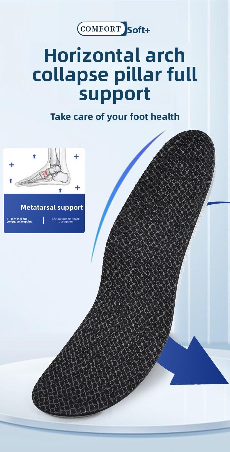 Sports Insoles |     High Elastic Shock Absorbing, Arch Support, Breathable Deodorant
