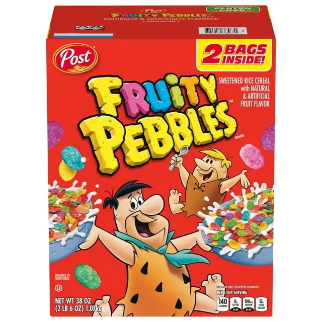 Fruity Pebbles Cereal, 38 oz.