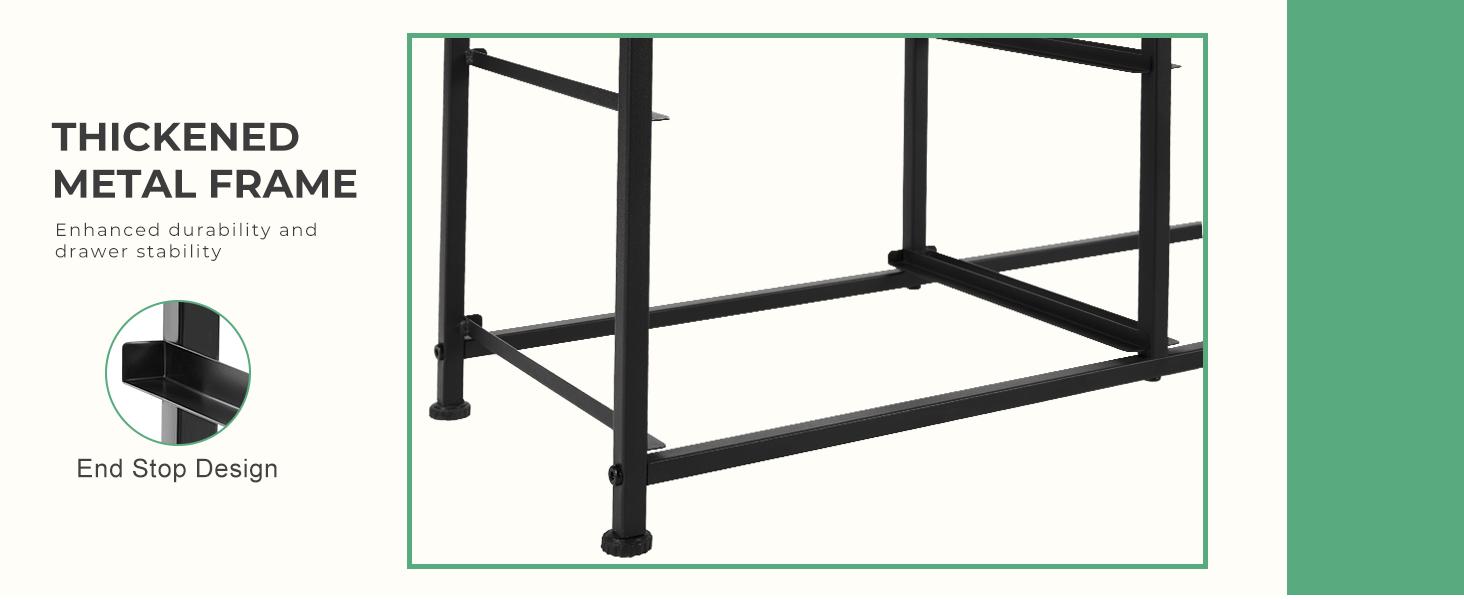 Chest of Drawers with 8 Fabric Drawers, Sideboard with Drawers, Drawer Cabinet for Kitchen, Office, Hallway & TV Cabinet Chest of Drawers with 8 Fabric Drawers, Sideboard with Drawers, Drawer Cabinet for Kitchen, Office, Hallway & TV Cabinet