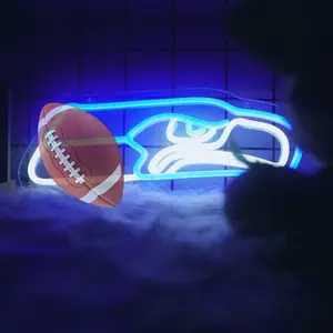  Football Neon Signs for Team Logo Light