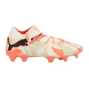 PUMA Mens Future 7 Ultimate Gk Firm GroundArtificial Ground Soccer Cleats  - Off White, Orange