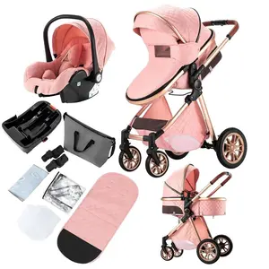 BabyStroller,deals  you days,4-in-1 Portable &Foldable Youngster  with Sun,High-Quality &Light weight    Babies Outdoor fun,Ideal   And Shopping,Perfect Gift  Mother Day Or Valentine’s Day, straw stroller vintage car seat for Travel