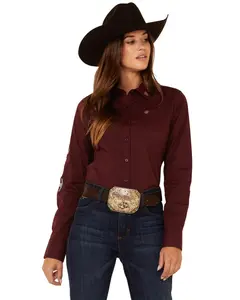 Ariat Women's Zinfandel Team Kirby Stretch Long Sleeve Button Shirt - 10039458
