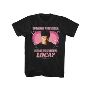 Classics Twilight Movie Where Have You Been Loca Heart Mens Short Sleeve T Shirt Vampire Movies Graphic Tees Short Sleeves ,Y2K Halloween Funny Graphic