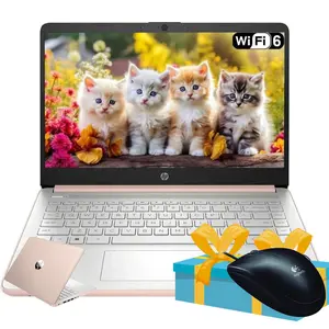 HP 14" Laptop | Intel N150 (4C/3.6GHz), 4GB-16GB RAM, 128GB UFS + 256G SD + Free Bundle | Students