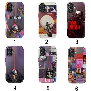 Tame Impala 6 Styles Psychedelic Album Art Phone Case for iPhone For Samsung, Phone Accessories, Cute Phone Case, Fashion Case, Perfect Gift for Her Him, Phone Case for iPhone, Creative Dual Layer Case