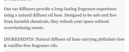 Long Lasting Car Diffusers