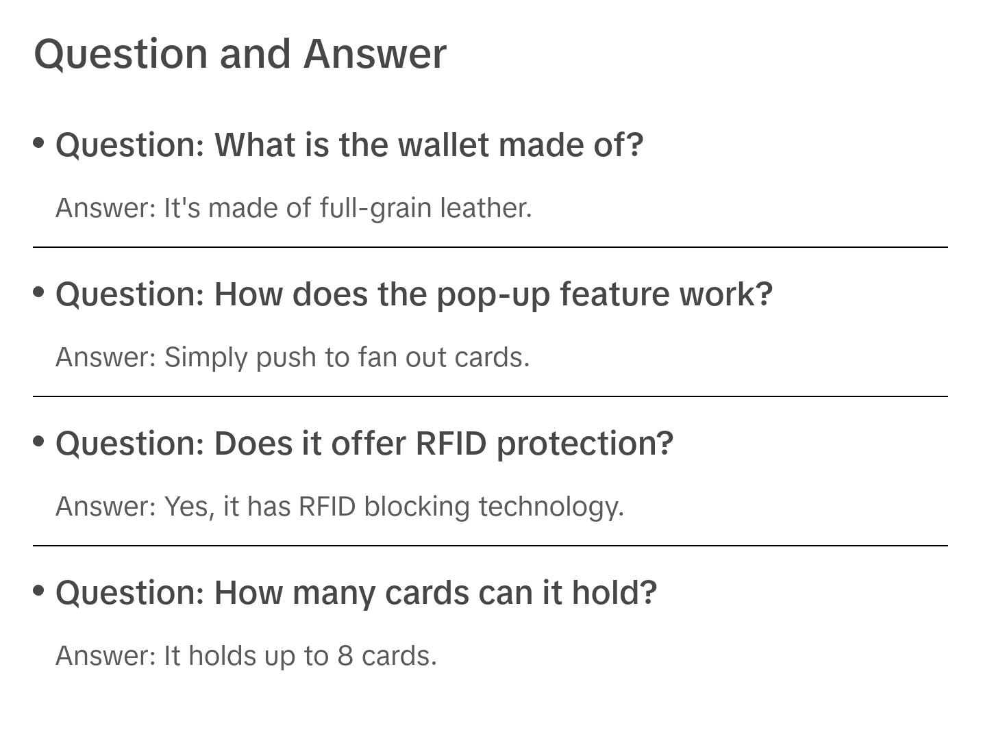 UC Leather Company Automatic Pop-Up Bifold Wallet Leather Compact RFID Blocking for Formal Occasions with ID Window & 8 Card Slots