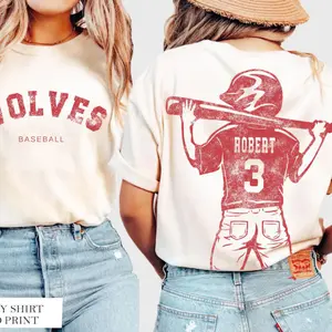 Comfort Colors Customized Baseball Mom Shirt,Baseball Player Graphic Choice,Your Name Number Baseball Shirt,Custom Baseball Team Name