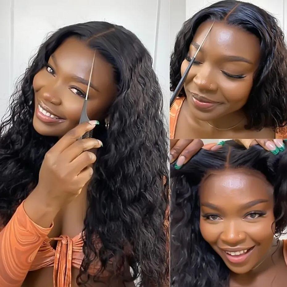 [Updated] 13x4 13x6 Glueless Deep Wave Wig Real Human Hair Wigs For Women Lace Frontal Wig Bling Hair SpringStatements