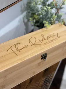 Personalized Wooden Wine Box