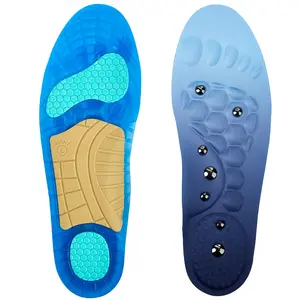 Dr. Laolis's Magnetic Massage Shoe Insoles - Women's Men's Soft Arch Support, Shock-Absorbent Cushioning, Breathable Lightweight Elastic, for Standing All Day Work & Sports