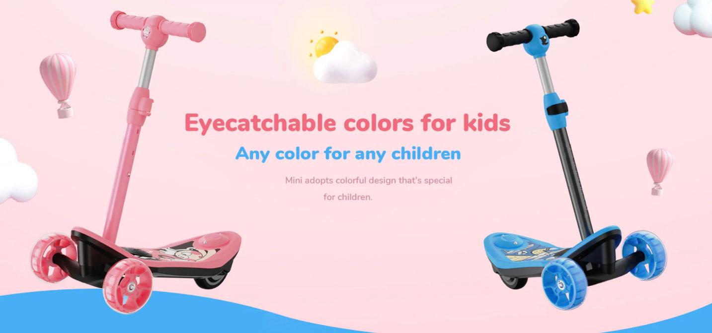 【Christmas gift】Balance Electric Scooter for Kids Ages 3-12, 3 Adjustable Height Toddler Motorized Scooters, Bluetooth Music Speaker, LED Light 3 Wheels, Thumb Accelerator, Balance Training Scooter for Toddlers,Foldable Scooter for Girls/Boys