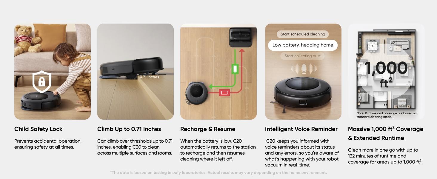 [LIVE-ONLY] eufy C20 Omni Robot Vacuum, Robot Vacuum and Mop Combo, Self Emptying, Auto Mop Washing and Auto Drying for hands-free cleaning, 3.35-Inch Ultra-Slim Body, 7000 Pa Powerful Suction, All-in-One Station｜Spingtok