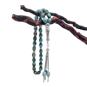 Elegant Catholic Glass Bead Rosary Bracelet with Cross — Religious Chain for Baptisms