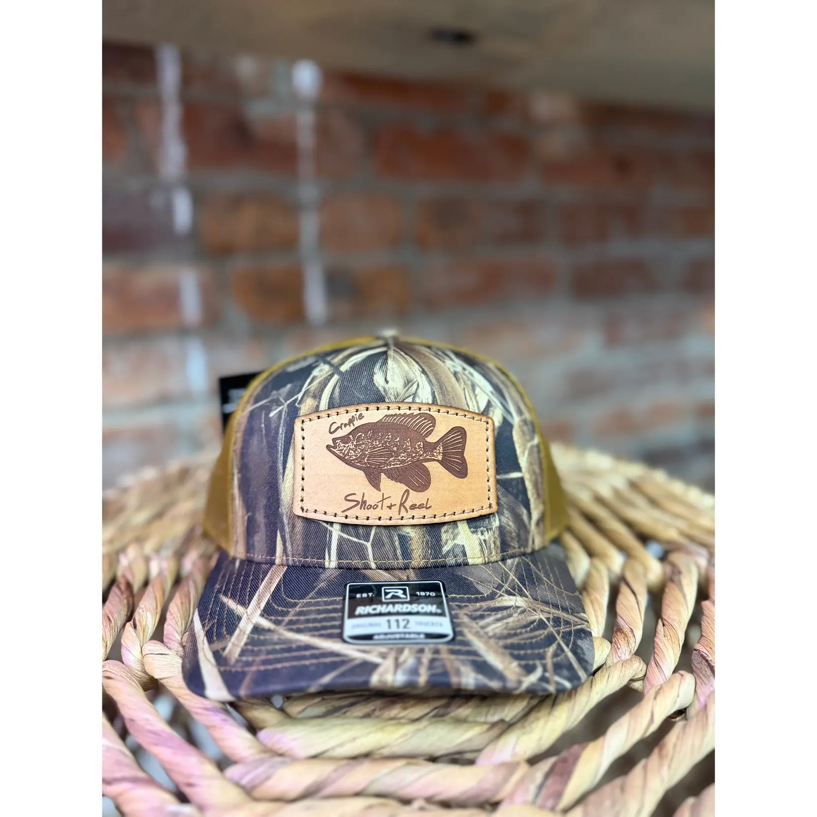 Shoot & Reel Max Buck Crappie Patch Hat