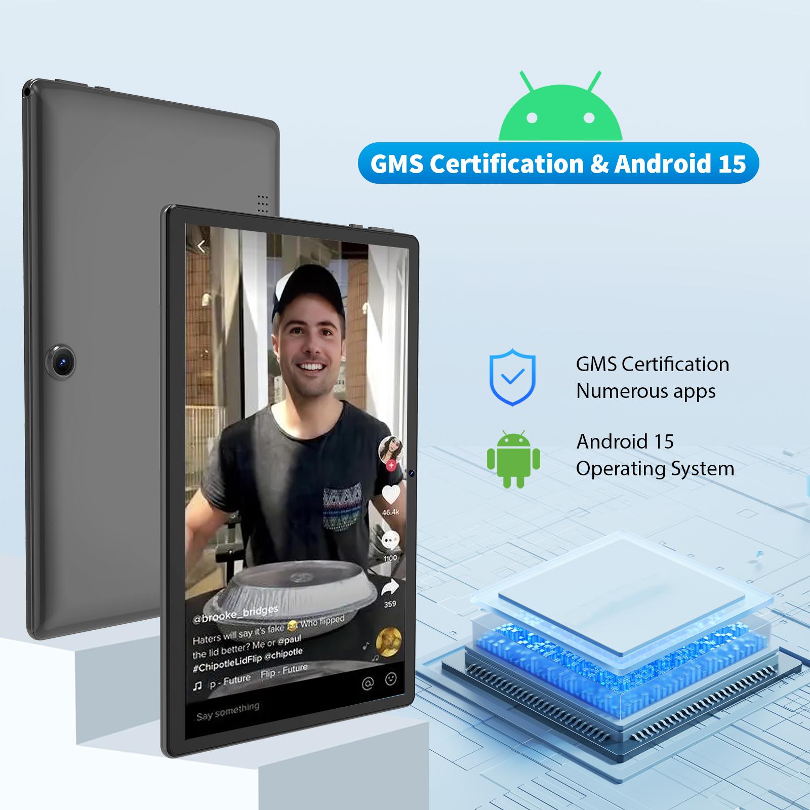 【TikTokShopSpringGlowUp】PYNAREL Android 15 10.1 Inch Tablet, 2 in 1 Portable Device with Keyboard, Mouse, Case, Stylus, Dual Camera 【TikTokShopSpringGlowUp】PYNAREL Android 15 10.1 Inch Tablet, 2 in 1 Portable Device with Keyboard, Mouse, Case, Stylus, Dual Camera