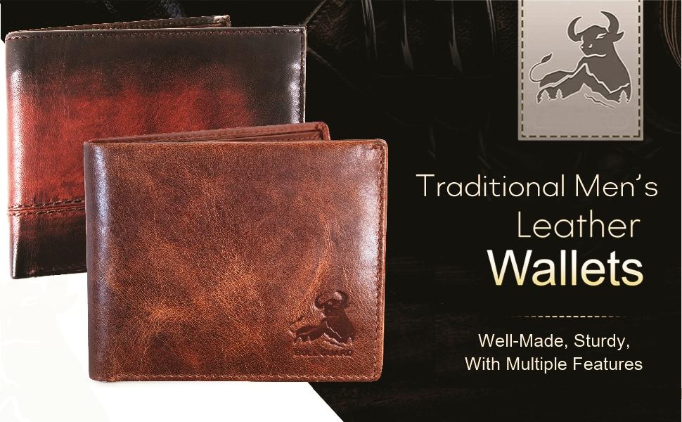 BULL GUARD Mens RFID Blocking Bifold Wallet Soft Genuine Leather Brown Western | Secure and Durable Extra Capacity Billfold-11 Credit Cards Flip Up ID BULL GUARD Mens RFID Blocking Bifold Wallet Soft Genuine Leather Brown Western | Secure and Durable Extra Capacity Billfold-11 Credit Cards Flip Up ID