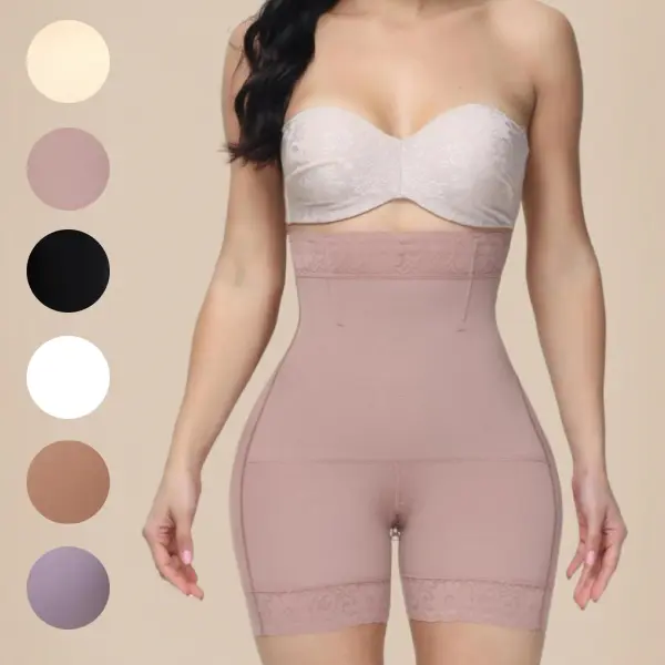 ChicCurve Fajas Women's Slimming Butt Lifter High Waist Seamless Shorts