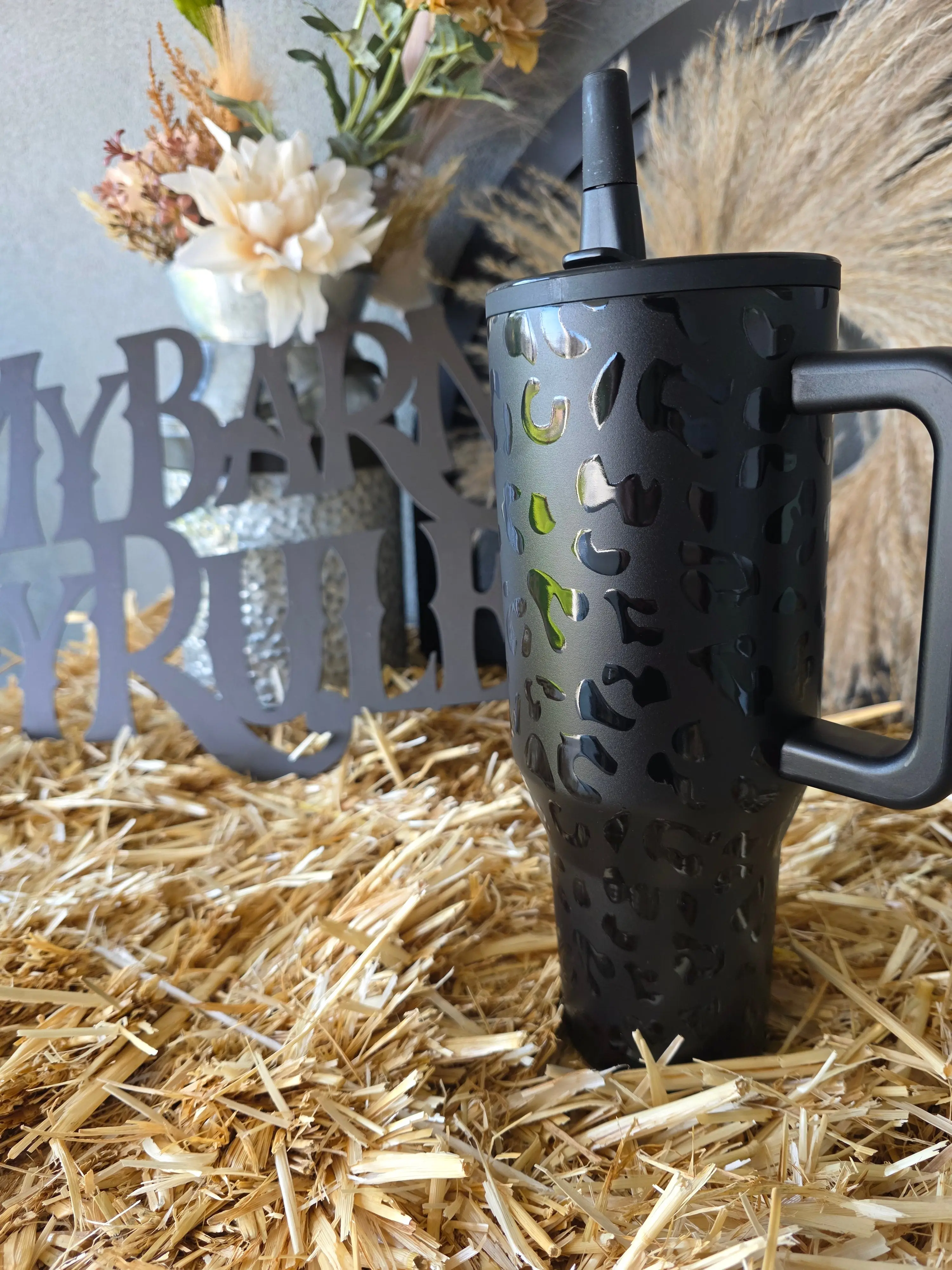 Stainless Steel Tumbler Leopard