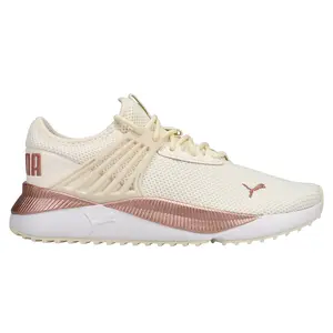PUMA Womens Pacer Future Lux Lace Up Sneakers Shoes Casual - Off White
