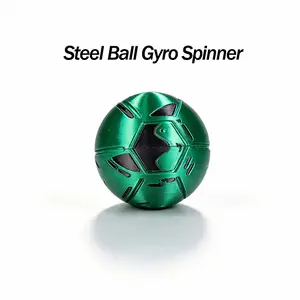Steel Ball Gyro Spinner – 3D Printed Metallic Fidget Toy