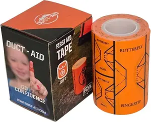 Adhesive Tape Roll with 288 Printed Bandage Strips – Compact Everyday Care & Travel Essentials for Home, Car & Outdoor Use