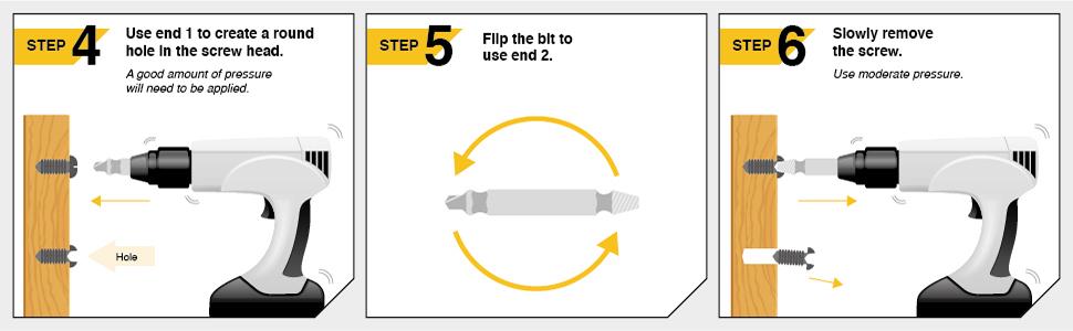 Gifts for Men,Damaged Screw Extractor Set,Fathers Day Gifts for Dad from Daughter Son,Mens Gifts for Dad,Husband,Stripped Screws Nuts & Bolts Drill Bit Tools for Easy Removal of Rusty Broken Screw