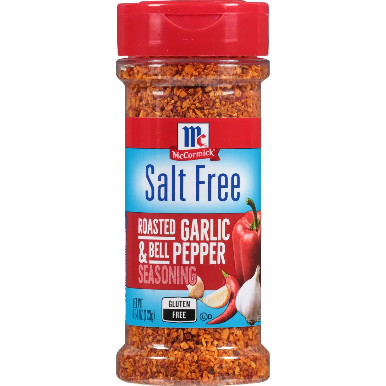 McCormick Salt Free Roasted Garlic & Bell Pepper Seasoning, 4.34 oz