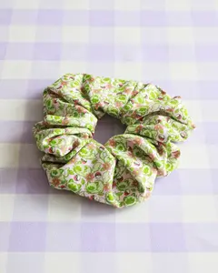 Green Pocket Monster Cat Scrunchie