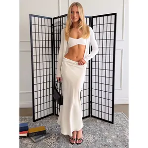 Haley Maxi Skirt Champagne