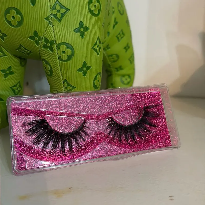 Royal Glitz & Glam Flutter Lash - Pink Glitter Eyelashes for Dramatic Eye Makeup
