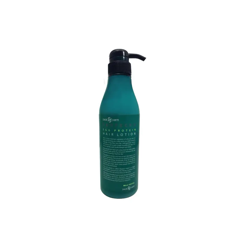 Dearderm- Hyssop Perfecen Egg Protein Hair Lotion- Leave in Lotion Lightweight Repair Daily Moisturizing Organic Haircare Organic Argan Oil