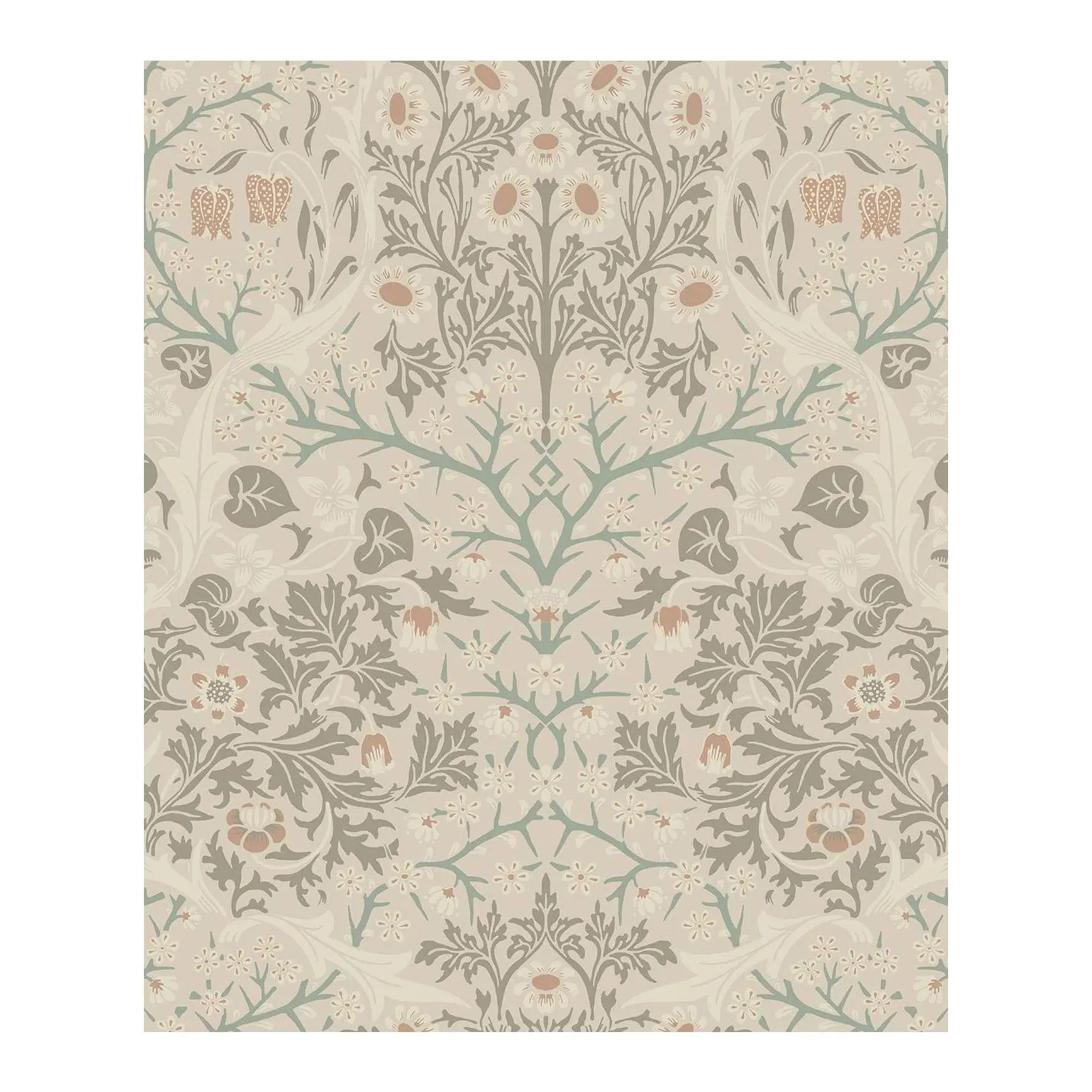 NextWall Victorian Garden Vintage Peel and Stick Wallpaper
