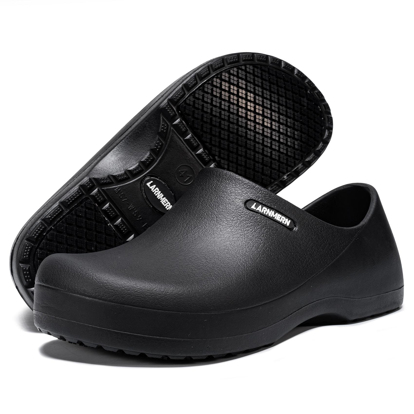 Anti-slip Waterproof Work Shoes Oil-Resistant Chef Nurse Slippers Lightweight Cushioned Wide Toe All Seasons Hospital Kitchen Restaurant Anti-slip Waterproof Work Shoes Oil-Resistant Chef Nurse Slippers Lightweight Cushioned Wide Toe All Seasons Hospital Kitchen Restaurant