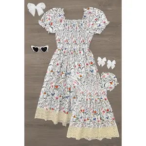 Mom & Me - Butterfly Floral Dress