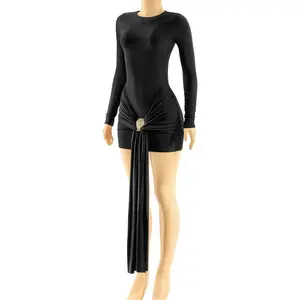 Main character dress (brown & black)